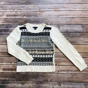 GapKids black & white knit sweater! Girls size 10